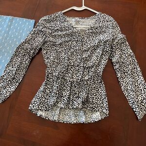 Old Navy Peplum Top. Size XS